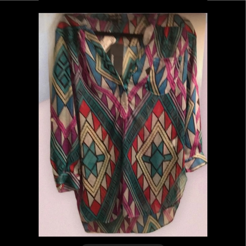 NWT - Audrey Ann button down blouse